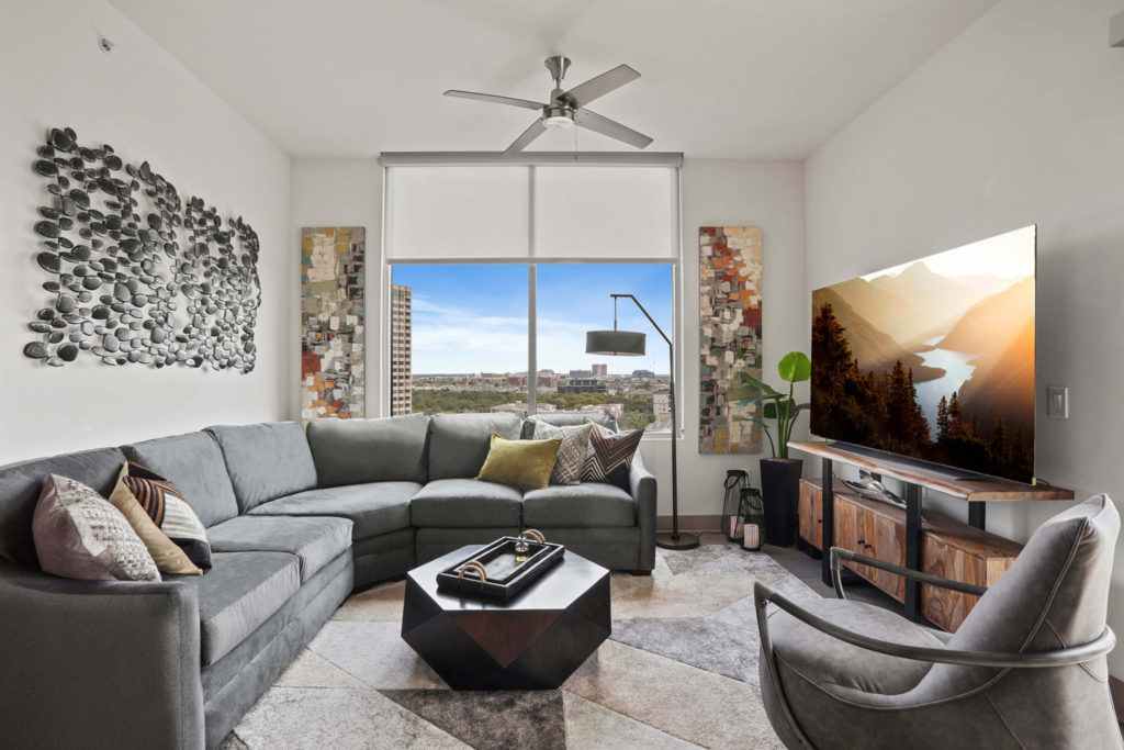 Living Room with TV Stand